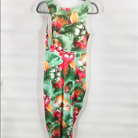 Venus Floral. slip Lined Tropic Maxi long … - Picture 5 of 10